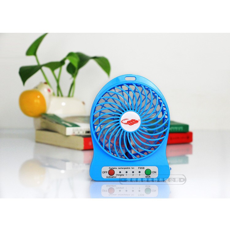 Quạt mini pin sạc cầm tay 3 chế độ đèn pin , giá rẻ ( quạt để bàn ) |shopee. Vn\mockhoa55