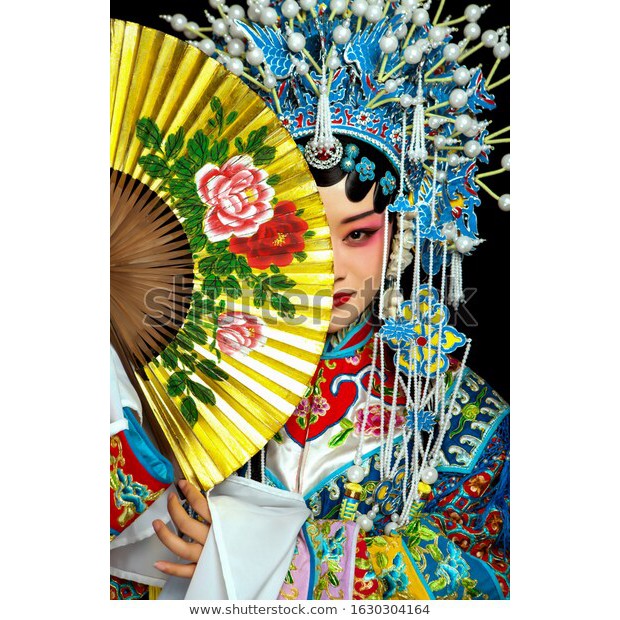 Tranh lụa 3d Hồng Kông Cải Lương Kích Thước 1,5m x 2m HKCL02