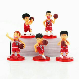 combo 5 mô hình nhân vật truyện tranh slam dunk!