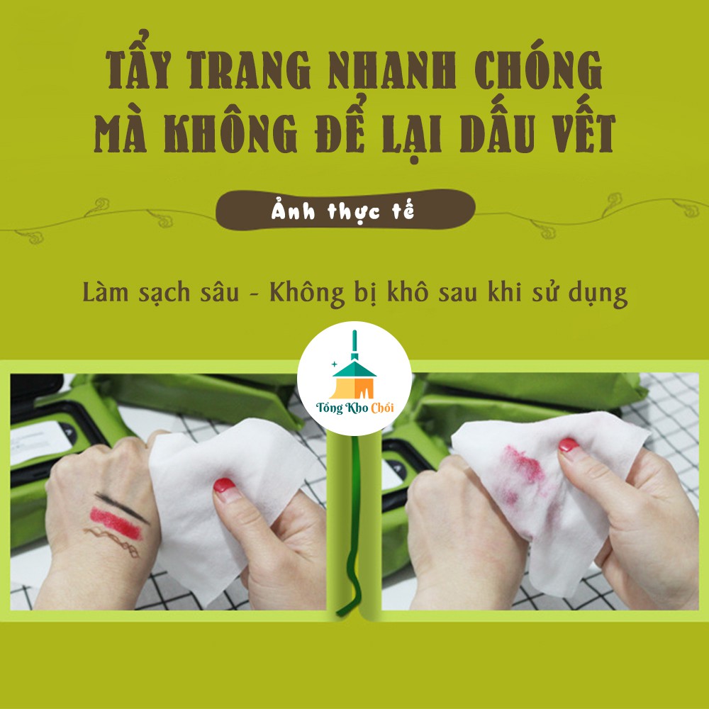 Khăn ướt tẩy trang chiết xuất quả bơ cho da mặt sạch và khỏe TTBO