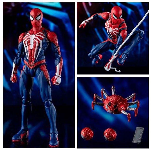 SHF Iron Spider-Man làm bằng tay Deadpool Venom đồ chơi phức hợp trò PS4 mô hình búp bê có thể di chuyển