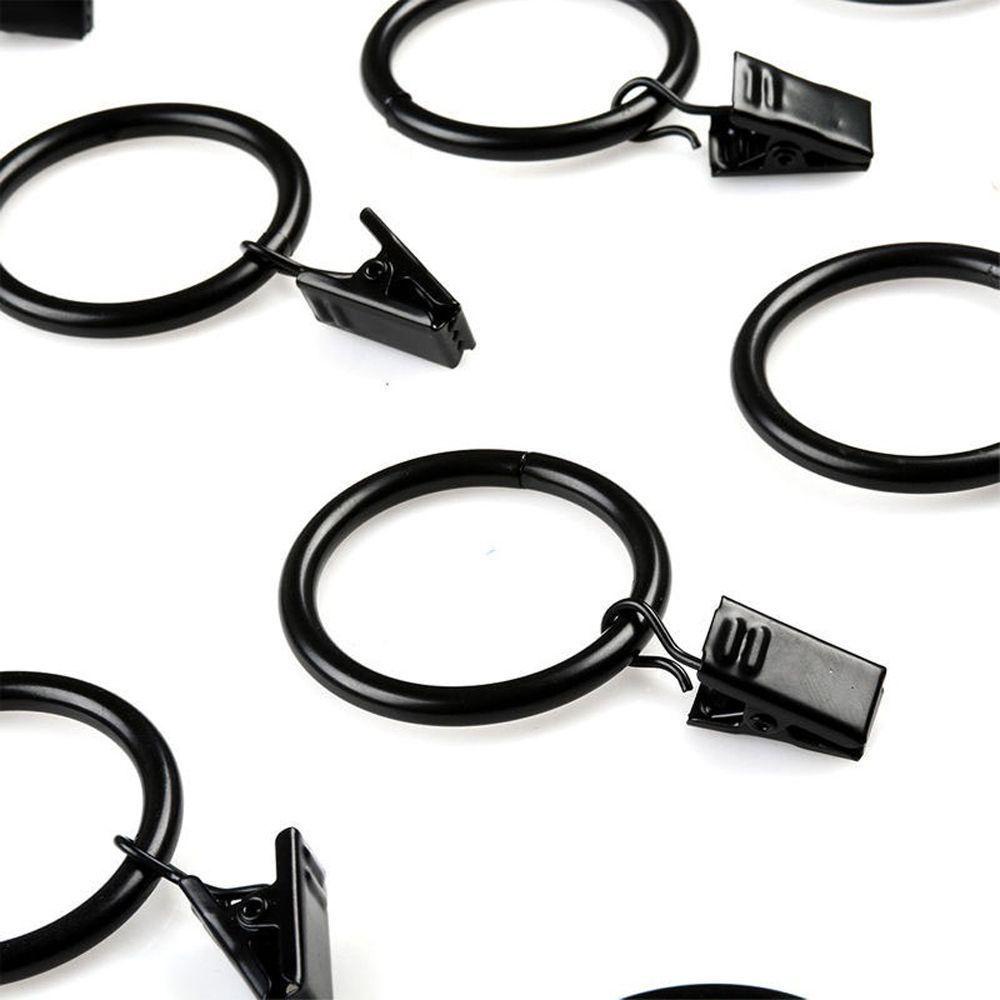 Set 10 Móc Treo Rèm cửa sổ Bằng Thép Không Gỉ Chất Lượng Cao