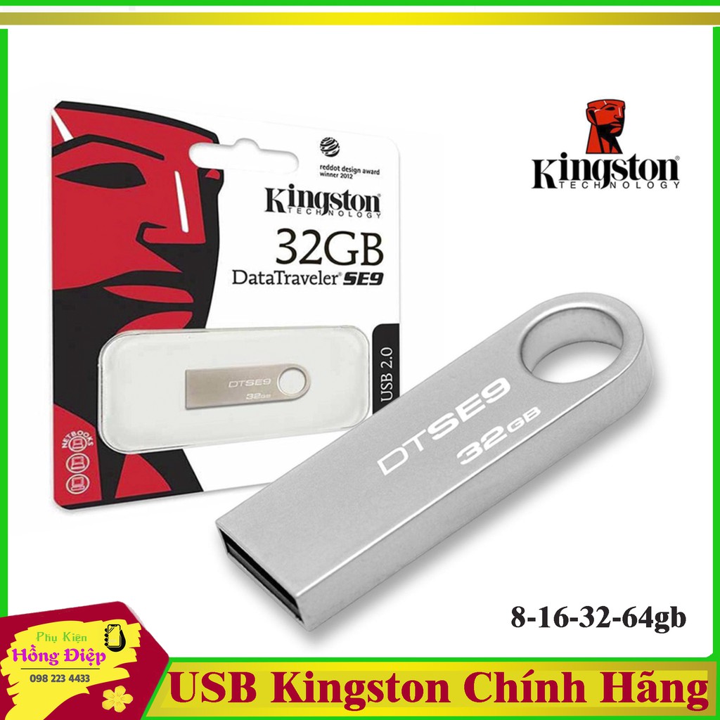 Usb Kingston 8-16-32-64gb Chính Hãng Chống Nước (BH 12 Tháng)