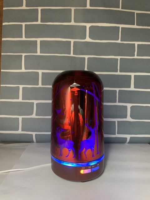 [New] Máy khuyếch tán tinh dầu 3d cao cấp đèn led 7 màu