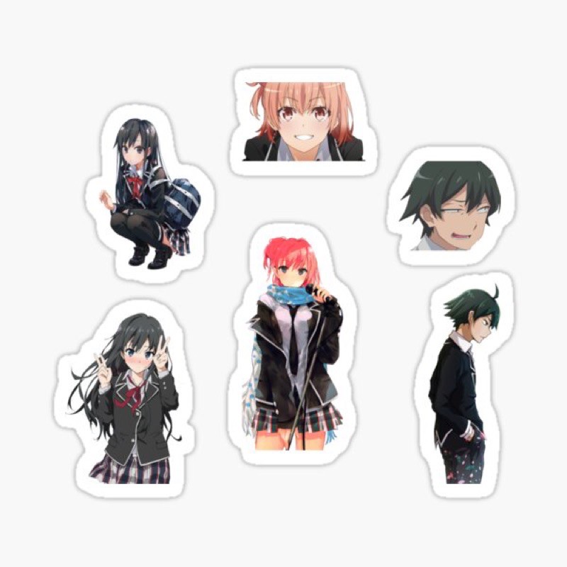 40-60 Sticker yahari ore no seishun love come wa machigatteiru