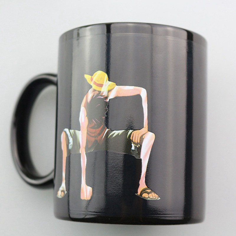 TM TM TM▼Ruowan One Piece Gear Second Monch * D Luzon Cốc đổi màu Nhiệt Cốc ma thuật nhạy cảm