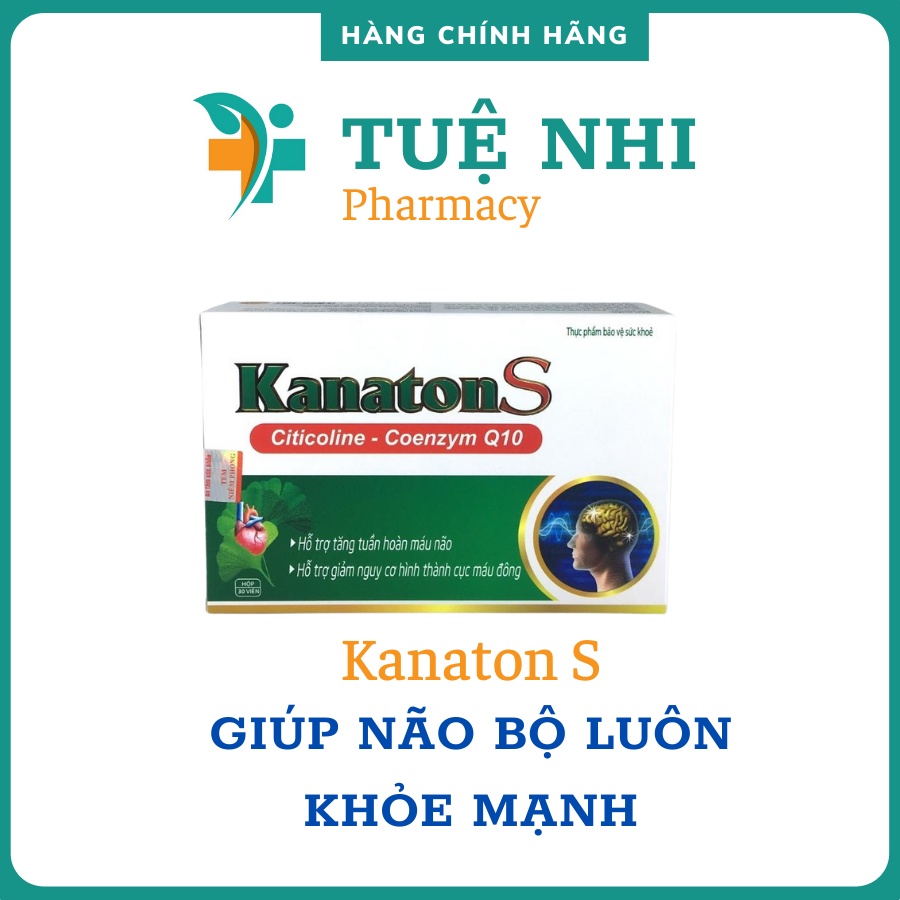 KanatonS hoạt huyết, tăng tuần hoàn máu não, giảm nguy cơ hình thành cục máu đông - NT042