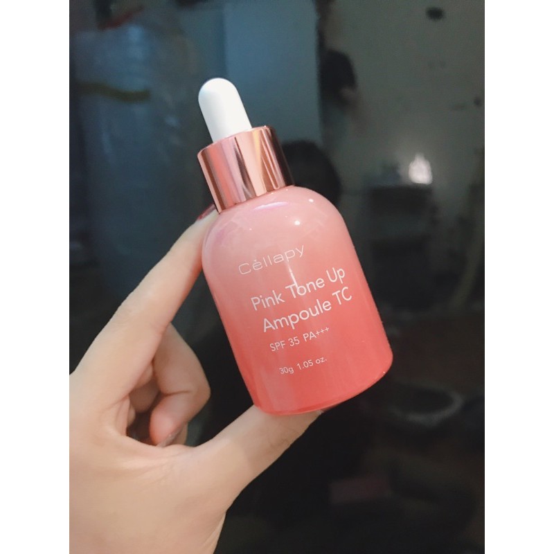 Tinh Chất Dưỡng Trắng CELLAPY PINK TONE UP AMPOULE