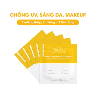 Mặt Nạ Sinh Học Collagen Trắng Da M.O.C 7 miếng/Hộp Cấp Ẩm Tức Thì Cho Làn Da Căng Bóng, Trắng Sáng Tự Nhiên