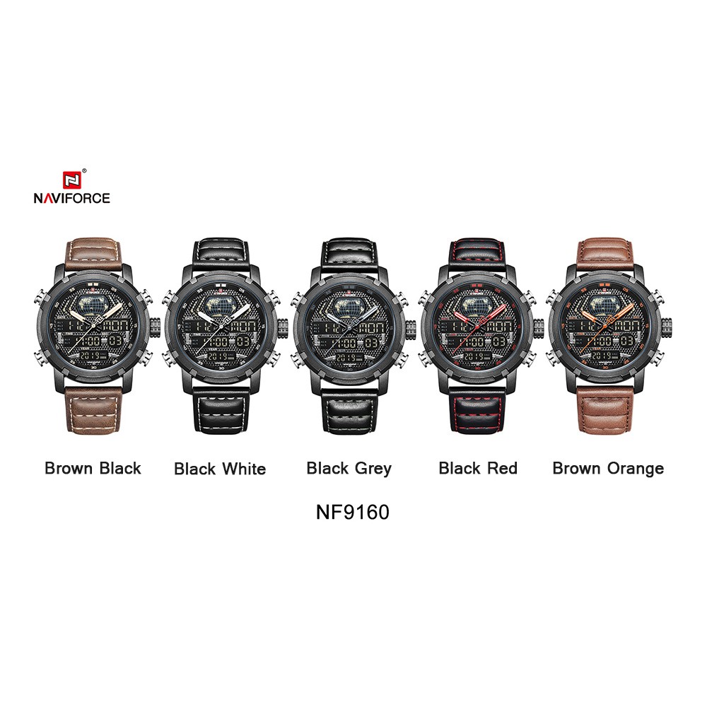 Naviforce Đồng Hồ Đeo Tay Thể Thao Chống Thấm Nước Dành Cho Nam