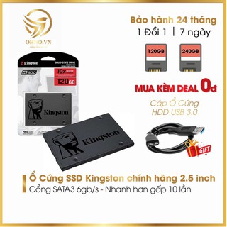 Ổ Cứng SSD KINGSTON Chính Hãng 120GB 128GB 240GB Ổ Cứng Máy Tính 2.5inch Cổng SATA3 6Gb s - OHNO VIỆT NAM thumbnail