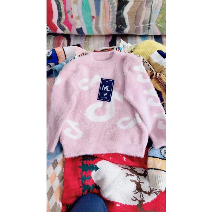 Áo Len Trẻ Em, Lông Thỏ - Họa Tiết - Khoác Cardigan Quảng Châu Giá Rẽ 49k - Nguồn Sỉ Len Trẻ Em