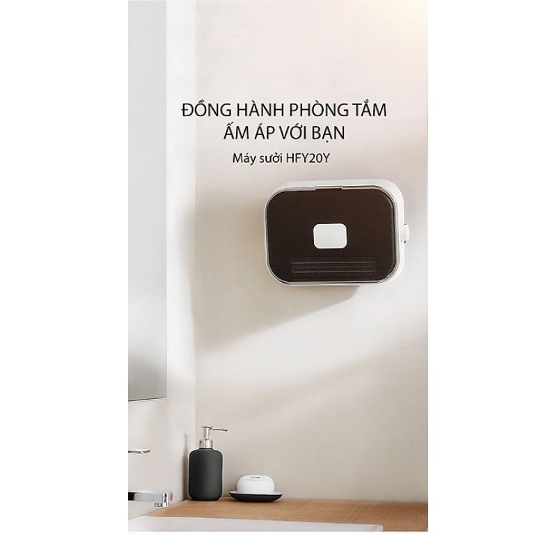 [Mã ELMS05 giảm 5% đơn 300k]Máy sưởi Midea HFY20Y - Máy sưởi nhà tắm, phòng làm việc... - Phụ kiện thiết bị điện tử