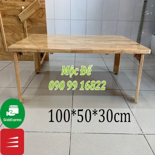 Bàn Làm Việc 100x50cm Gỗ Cao Su Tự Nhiên Hàng Loại 1 Cao Cấp Chất Lượng