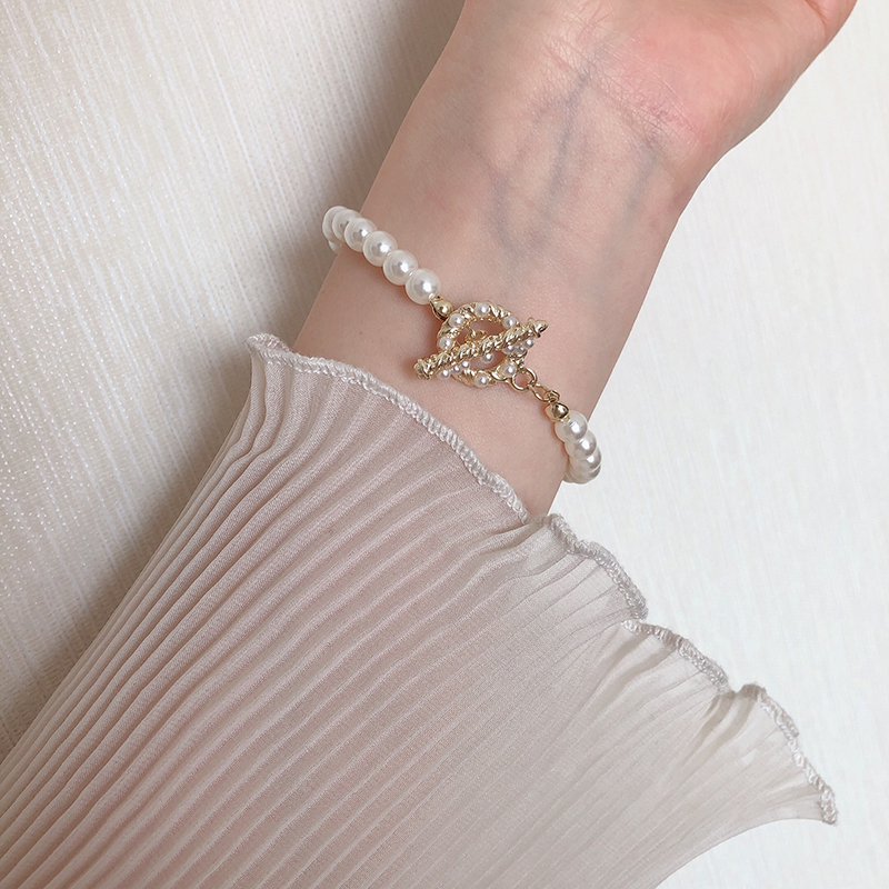 Vòng Tay Ngọc Trai Nhân Tạo Phong Cách Hàn Quốc | BigBuy360 - bigbuy360.vn