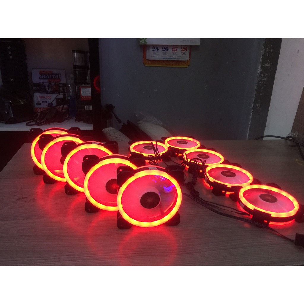 COMBO 5FAN LED RGB COOLMOON V2