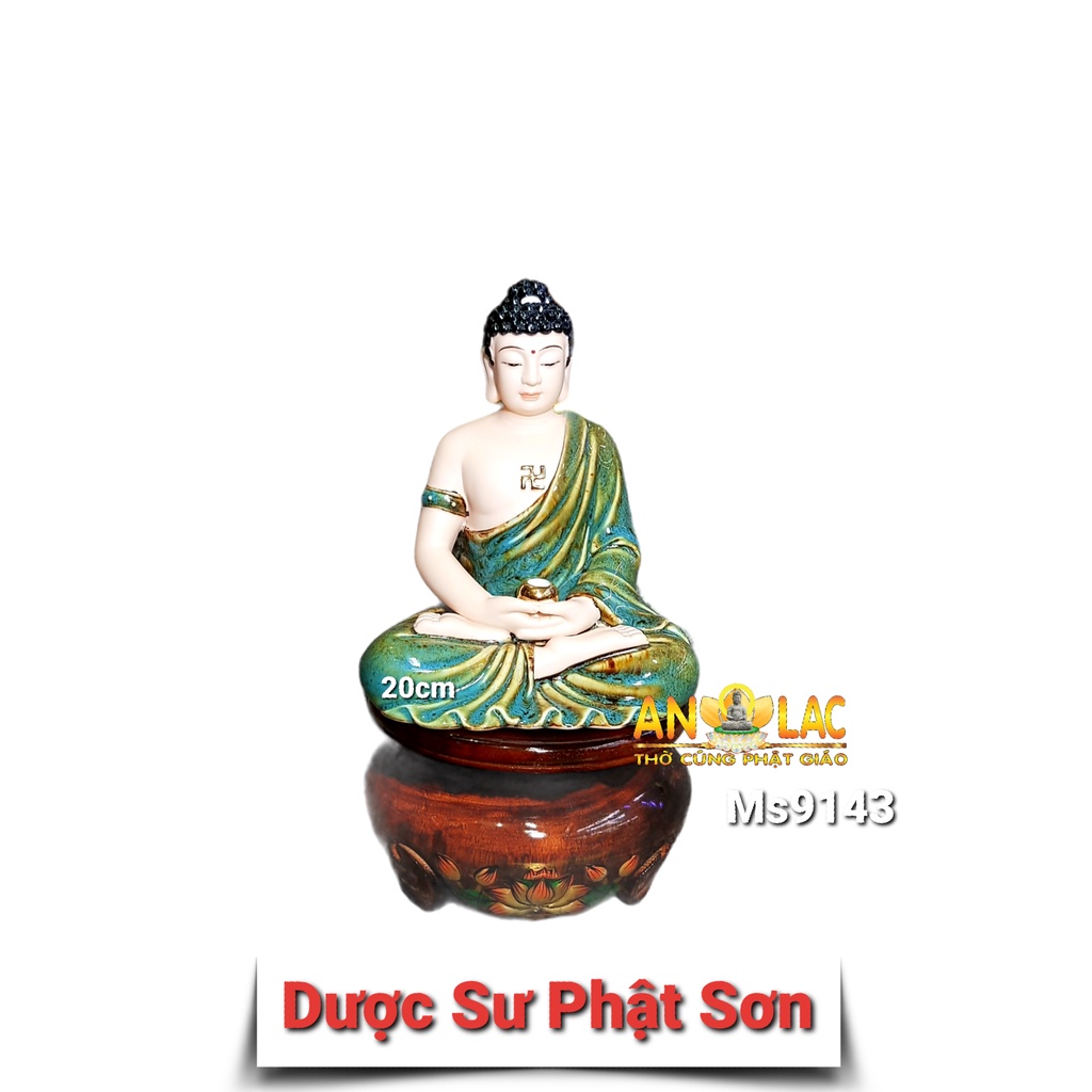 Tượng Dược Sư Sứ Phật Sơn 20cm SUO