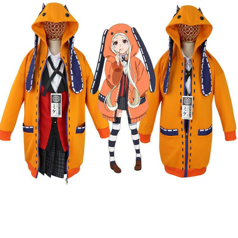 Áo khoác tai thỏ hóa trang nhân vật Runa Yomozuki đáng yêu wig and Jas merah | BigBuy360 - bigbuy360.vn