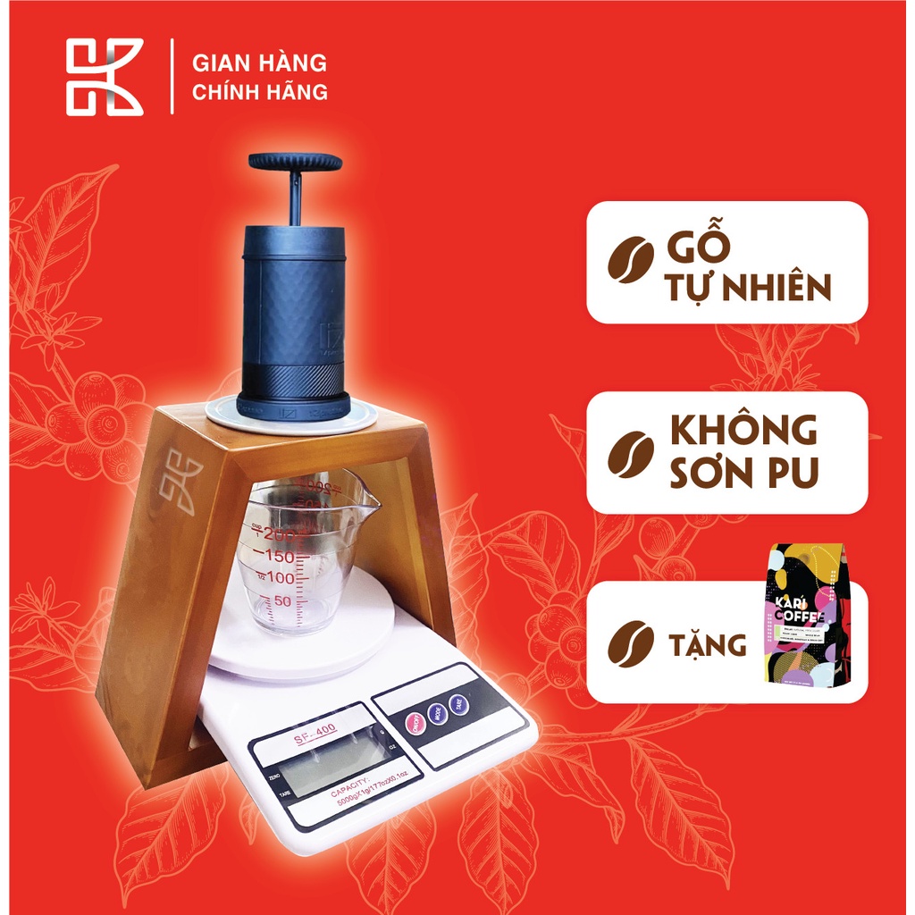Kệ Gỗ Cho Dụng Cụ Pha Cà Phê Staresso Mini