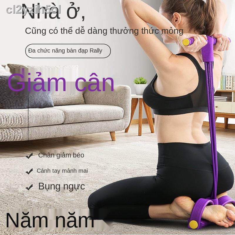 Động tác kéo bàn đạp để giảm cân và thon gọn bụng ngồi lên hỗ trợ nữ thiết bị yoga thể dục tại nhà Dây Pilates