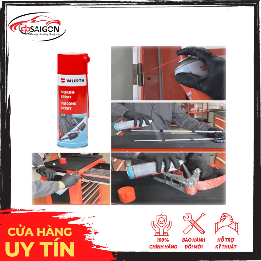 ] 🚗 Dầu Silicon Bảo Dưỡng Đa Năng 500ml-Wurth-Đức-0893221