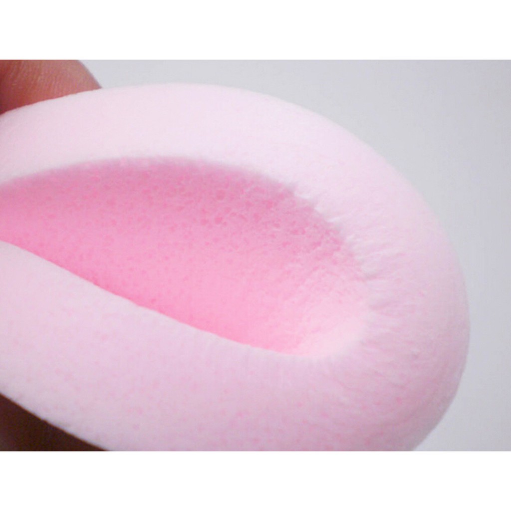 MÚT RỬA MẶT  BỌT BIỂN - BÔNG NỞ  SET 12 MIẾNG CHIVEY  MỀM MẠI - MÀU HỒNG DỄ THƯƠNG