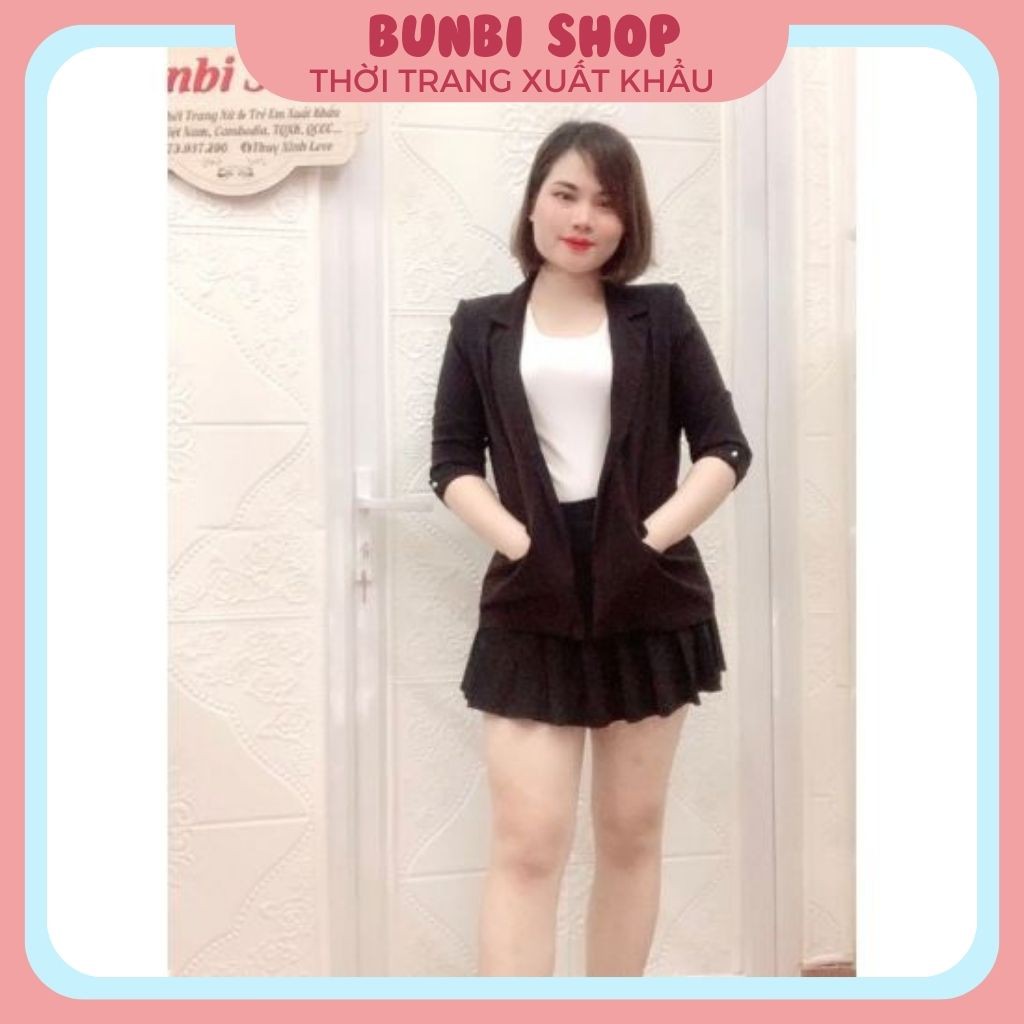 Áo khoác nữ,áo vest blazer nữ 2 lớp phong cách hàn quốc,hàng việt nam xuất khẩu chuẩn loại 1