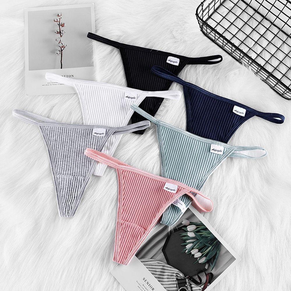 Quần Lót Cotton Lưng Thấp Phong Cách Hàn Quốc Quyến Rũ Cho Nữ