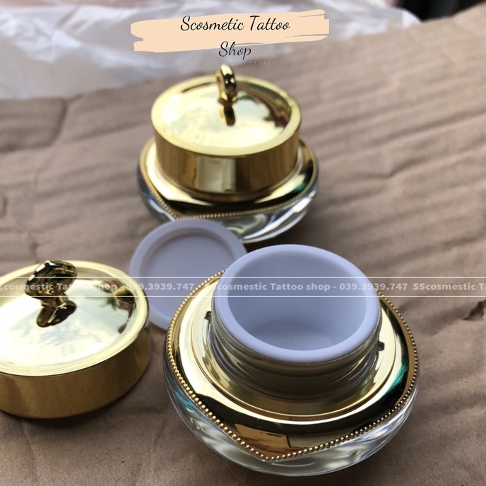 Hũ chiết mỹ phẩm Hoàng Cung nhựa Acrylic cao cấp Sang Chảnh Chắc Chắn 10gram