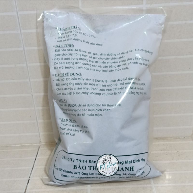 Đất thủy sinh SENDA, đất trồng cây thủy sinh cho hồ cá cảnh