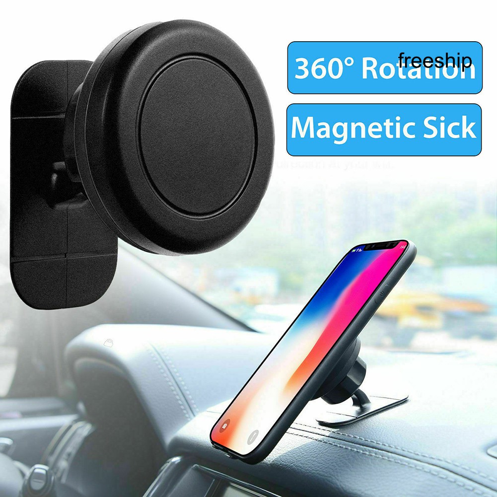 Giá Đỡ Điện Thoại Từ Tính Xoay 360 Độ Trên Xe Hơi Tiện Dụng