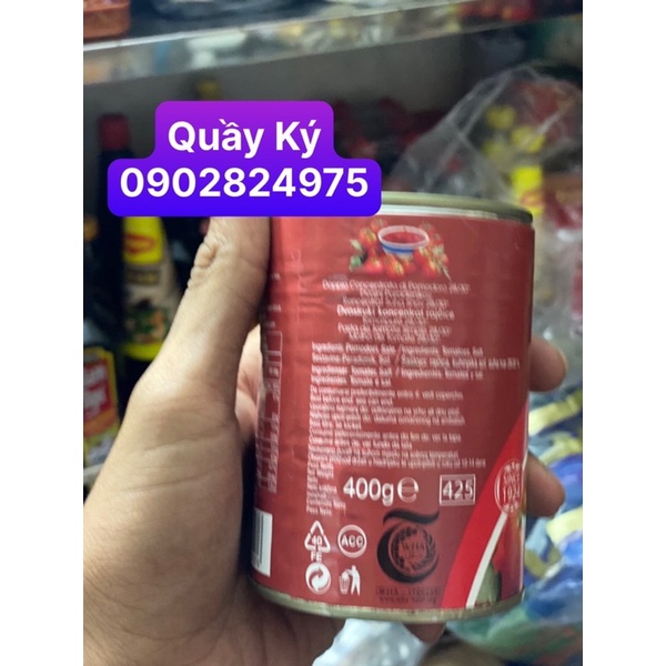 Tomato paste - cà chua xay nhuyễn Fiamma 400gr