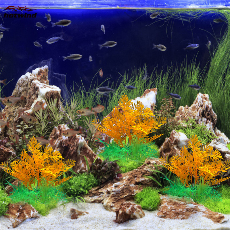 Cây Cảnh Nhân Tạo Trang Trí Bể Cá Độc Đáo