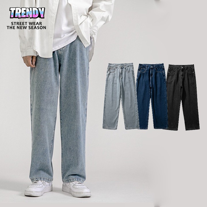 Quần jean ống rộng nam ✅ nhiều màu ✅ hình chụp thật TRENDYSTORE