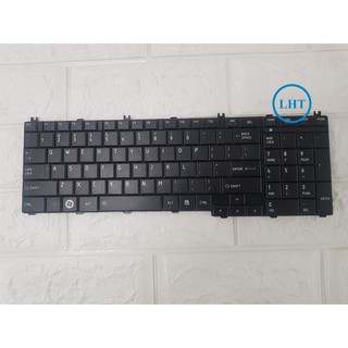 Keyboard/bàn phím laptop toshiba satellite l650 l655 l655d c650 c655 t350 màu đen nhập khẩu