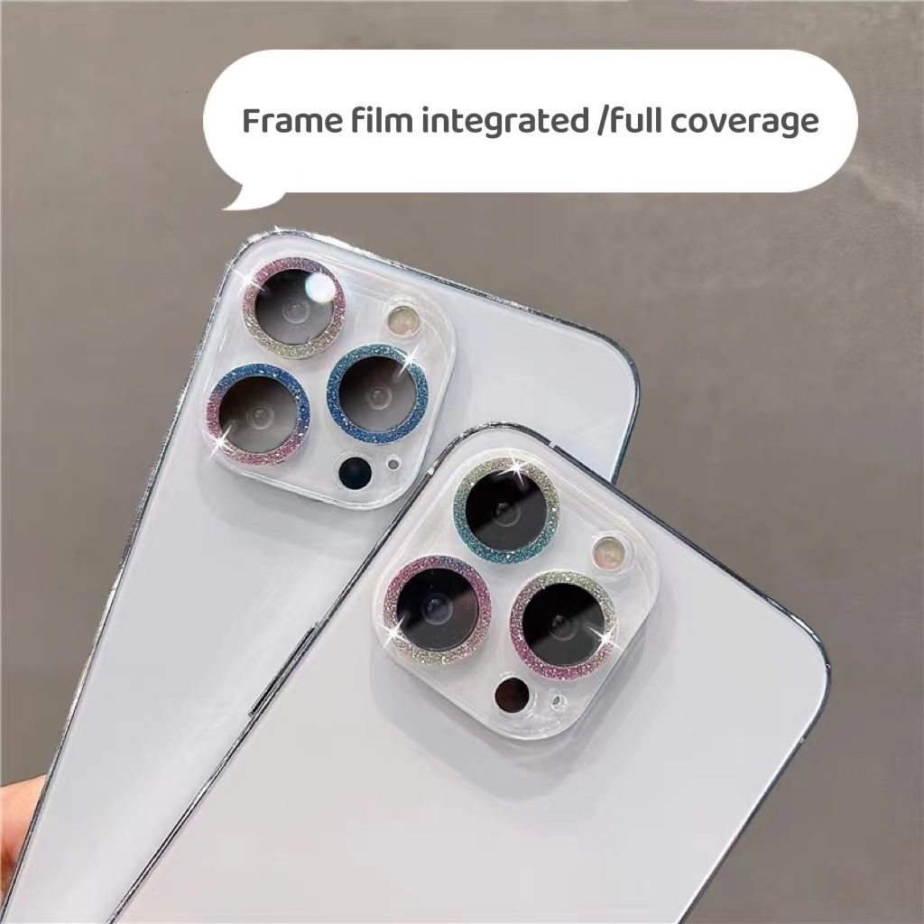Ốp Điện Thoại Đính Đá Lấp Lánh Sang Trọng Bảo Vệ Ống Kính Máy Ảnh Cho iPhone 13 Pro max 12 Pro 12 Promax 11 11Pro 11Pro max