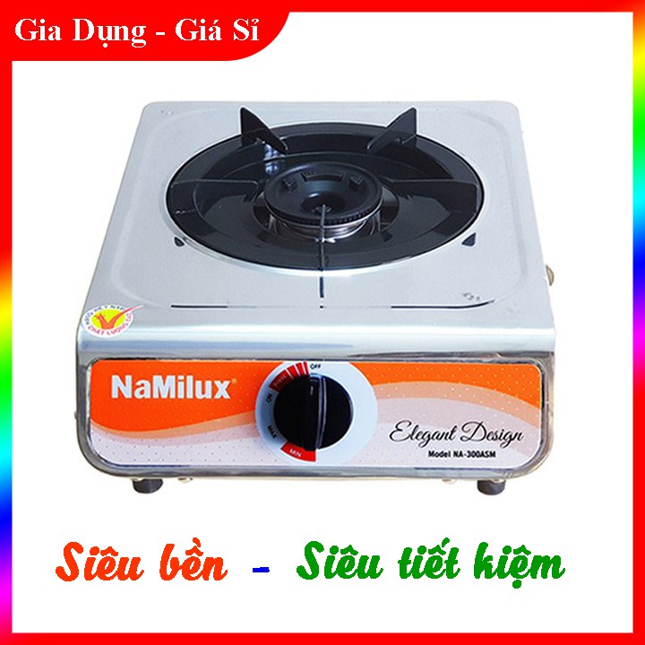 Bếp Gas Đơn Namilux NA-300ASM -Mặt Bếp Inox - An Toàn ,Tiết Kiệm Gas