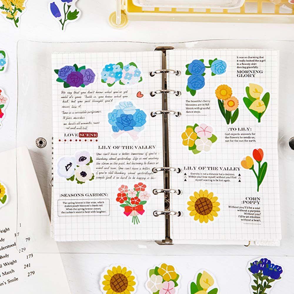 Miếng Dán Trang Trí Sổ Tay Hình Gấu Ăn Vặt Dễ Thương