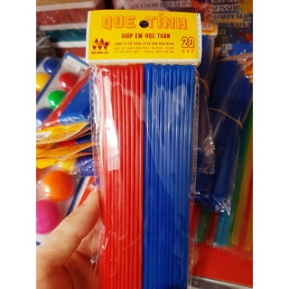 1 vỉ que tính học sinh tiểu học