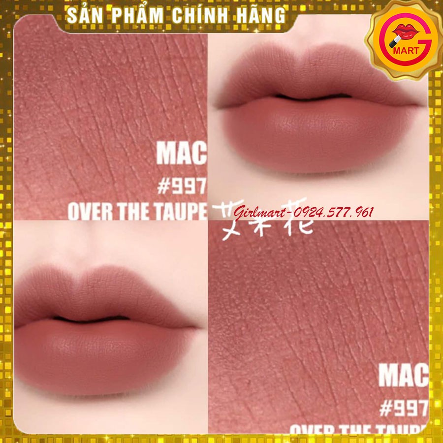 Son kem Mac  lì 997 Over The Taupe - Màu nâu tây
