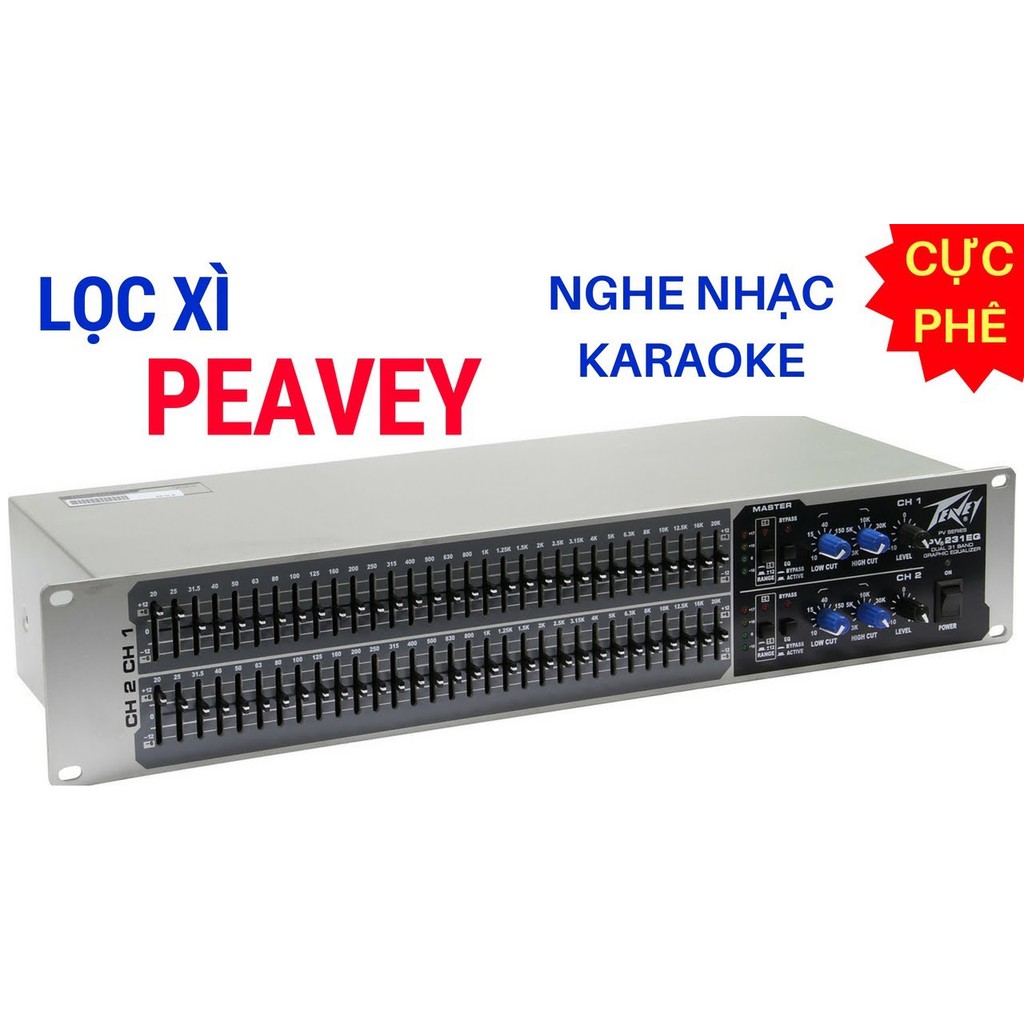 Đầu Lọc Xì Âm Thanh Equalizer Peavey 231EQ-Bảo Hành 12 Tháng-1 ĐỔi 1 TRONG 30 NGÀY