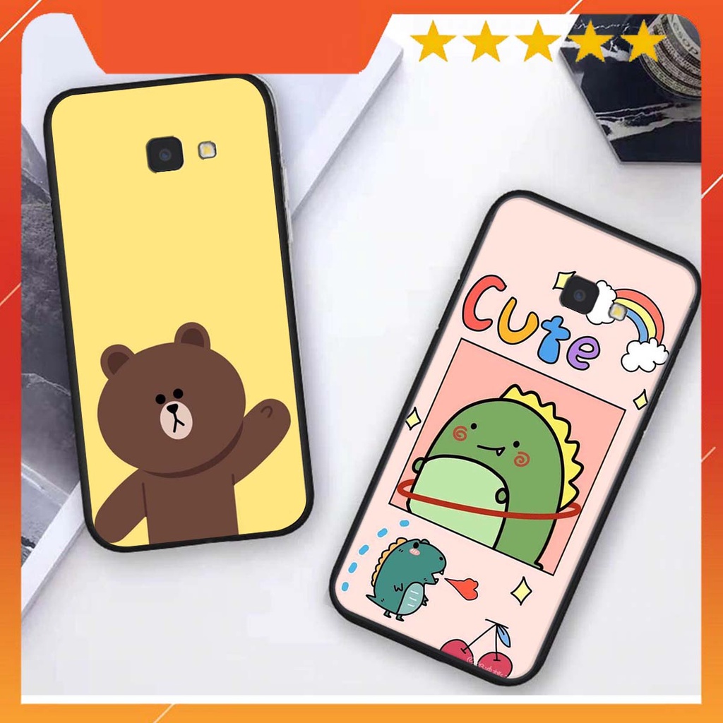 Ốp lưng Samsung J4 PLUS in hình khủng long , gấu nâu xinh xắn, siêu cute  mà còn vô cùng RẺ -ĐẸP