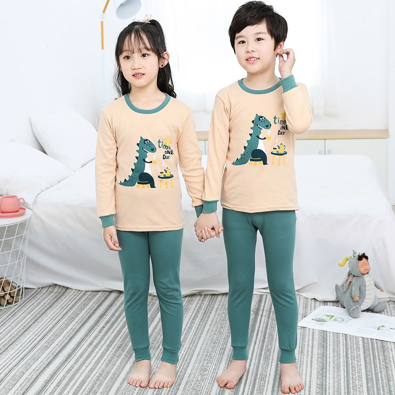 Set Đồ Bộ Dài Tay Họa Tiết Dễ Thương Cho Bé 3 Tuổi