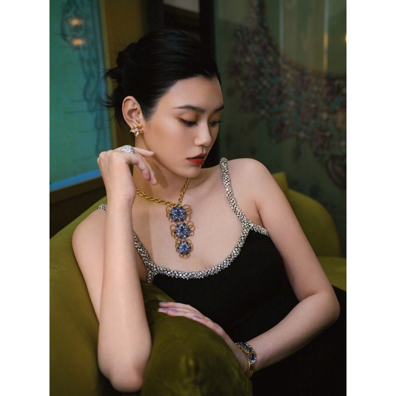 ZY·HT 🌷 Đầm Hai Dây Ôm Dáng Đính Đá Lấp Lánh Màu Đen Phong Cách Âu Mỹ Quyến Rũ Y9893