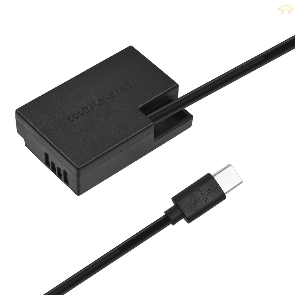 Pin Giả DR-E18 DC LP-E17 Cho RP EOS 77D 200D 250D 750D 760D 800D 850D Rebel T6S T6i T7i T8i SL2