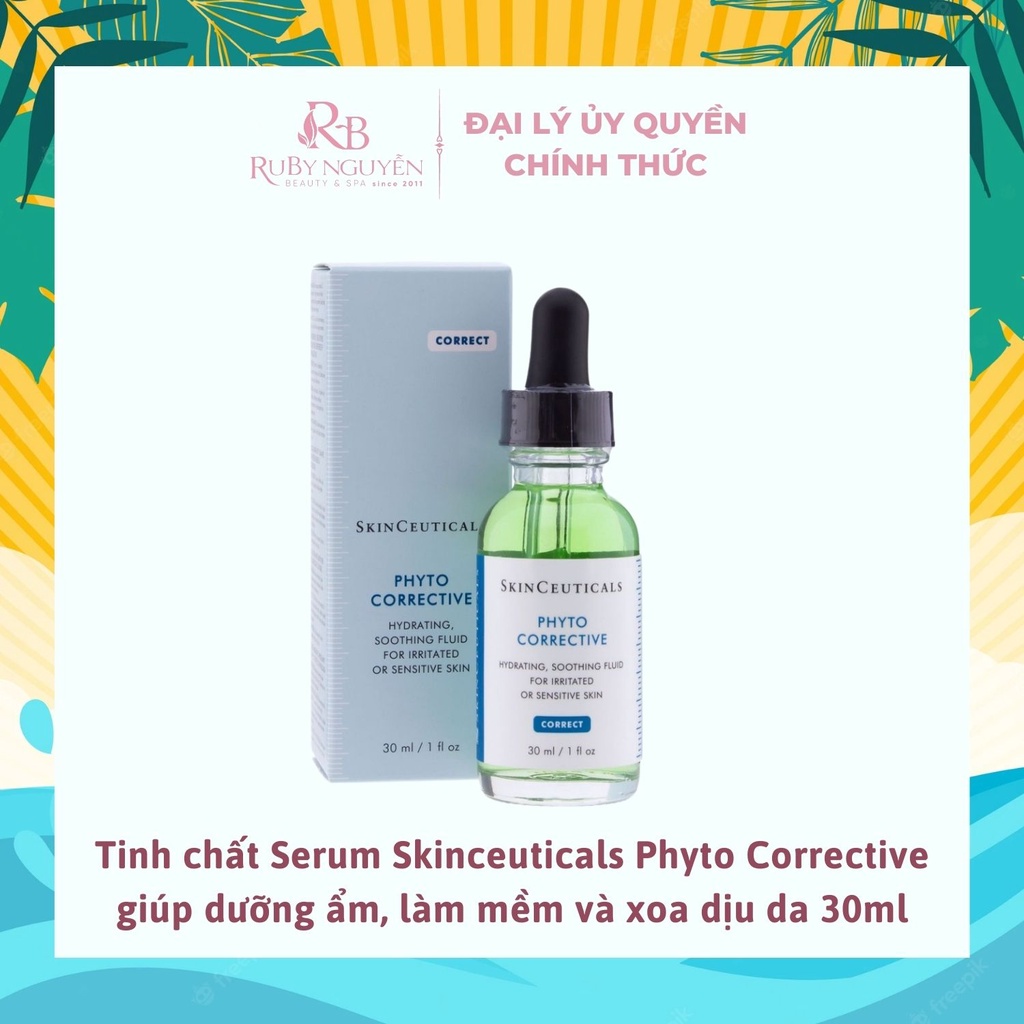 [CÔNG TY] Tinh chất Serum Skinceuticals Phyto Corrective giúp dưỡng ẩm, làm mềm và xoa dịu da 30ml