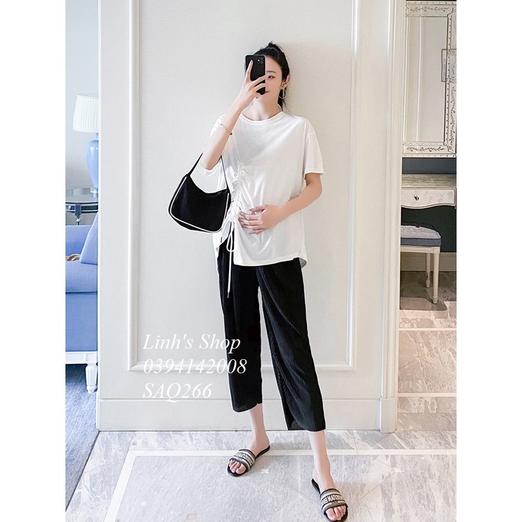 Set Áo Quần Bầu Bộ Bầu Xinh SAQ266