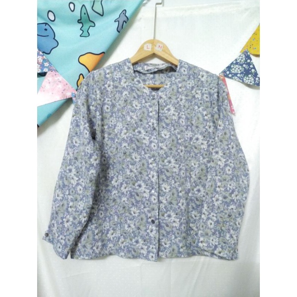 Áo vintage hoa nhí, hoa to size L tổng hợp