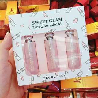 Set Son 3 Cây Secret Key Sweet Glam Tint Glow Mini Kit
