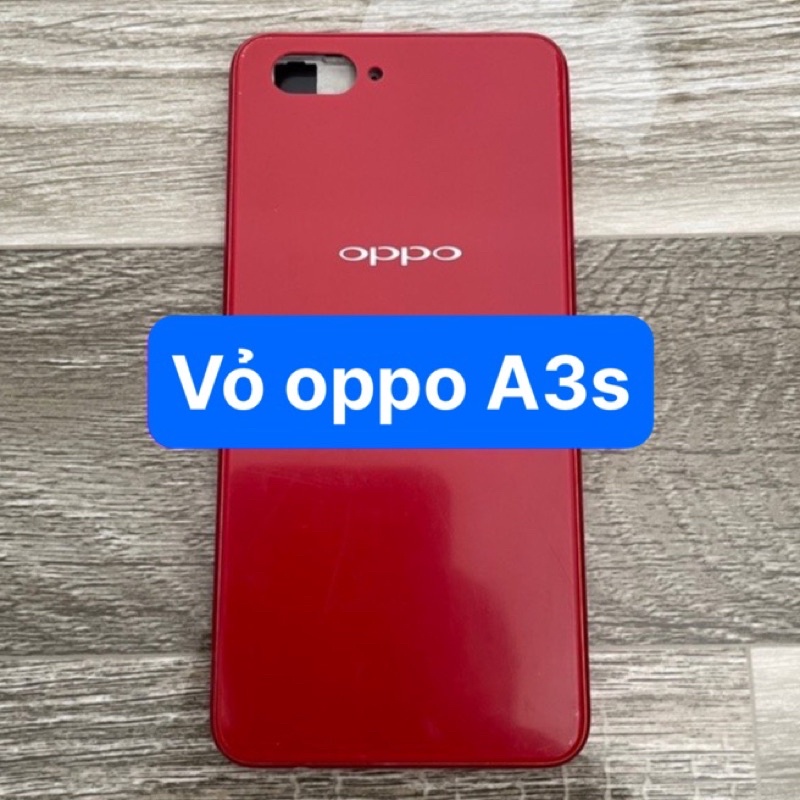 Vỏ lưng oppo A3s lắp bản lỗ chọc khay thẻ sim phía trên
